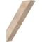 Ekena Millwork 5 1/2"W x 24"D x 30"H Traditional Smooth Knee Brace, Douglas Fir BRC06X24X30TRA00SDF - alternate 1